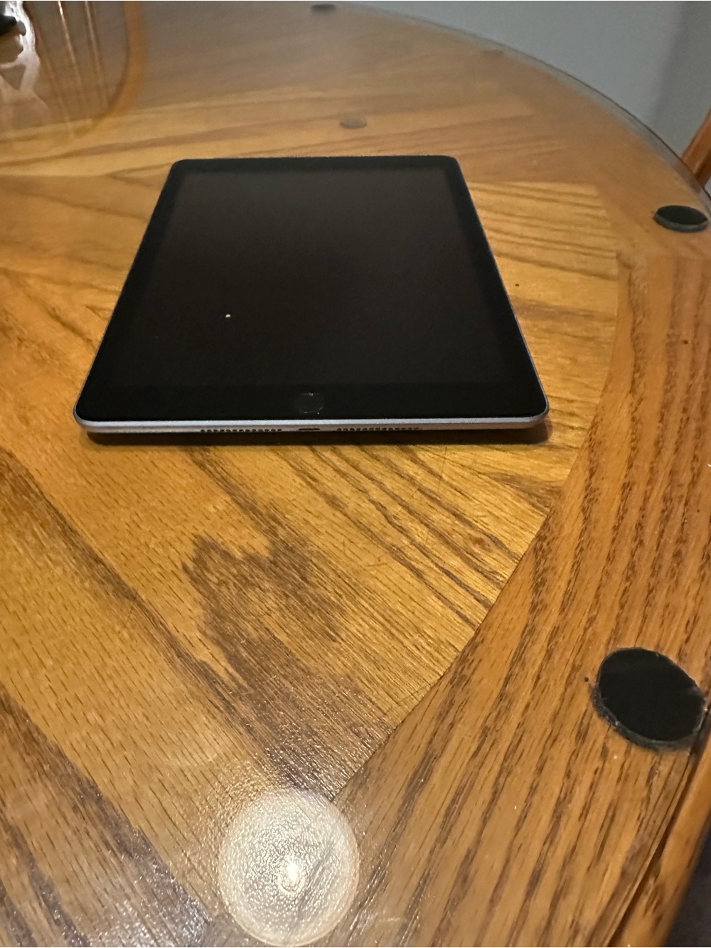 Apple Black Tablet with Silver Edge